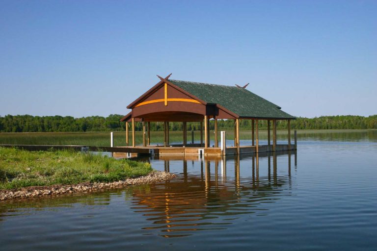 Boathouses and Shelters Flotation Docking Systems